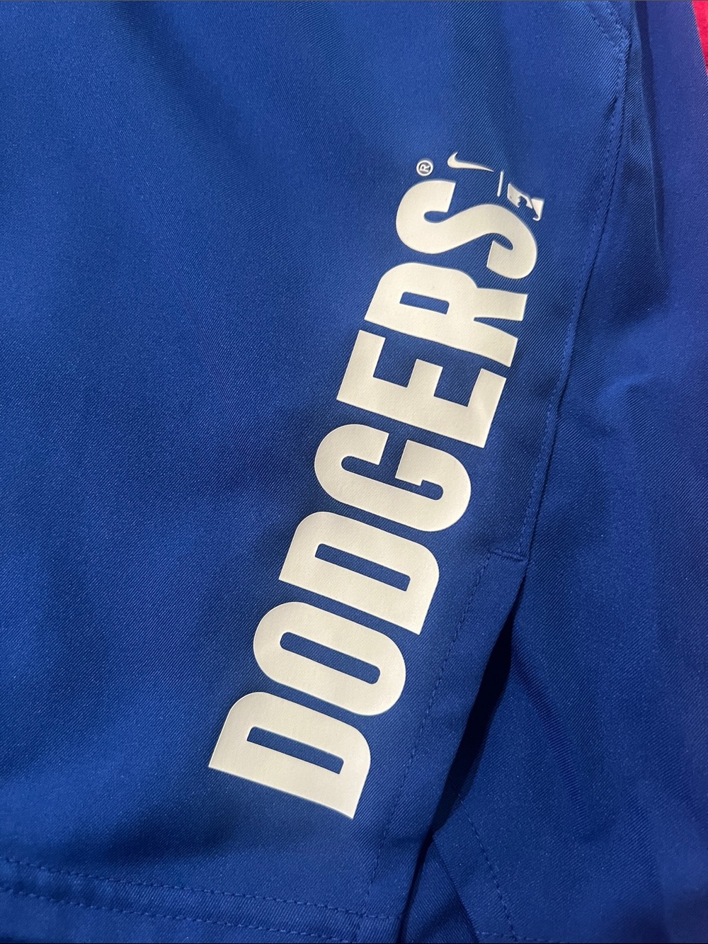 Nike Royal Blue Dodgers Athletic Shorts - Picture 3 of 6
